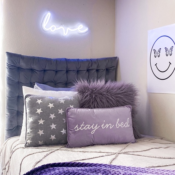 Dormify “Faux Mongolian Square Pillow” - Picture 2 of 2